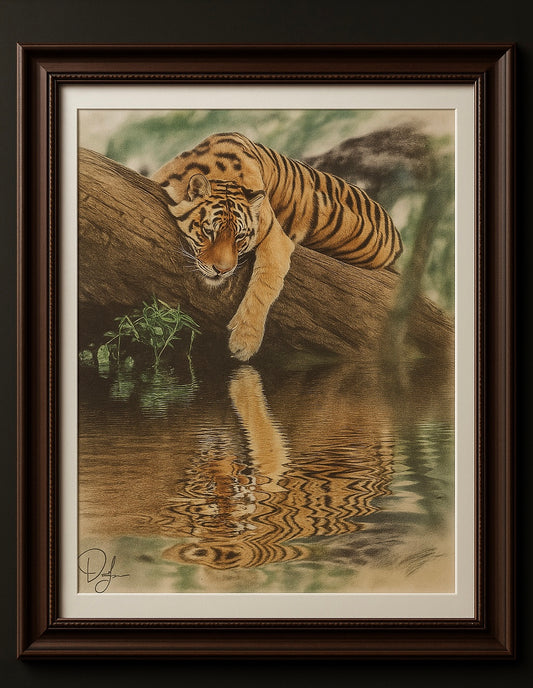 Majestic Tiger – لوحة النمر الملكي