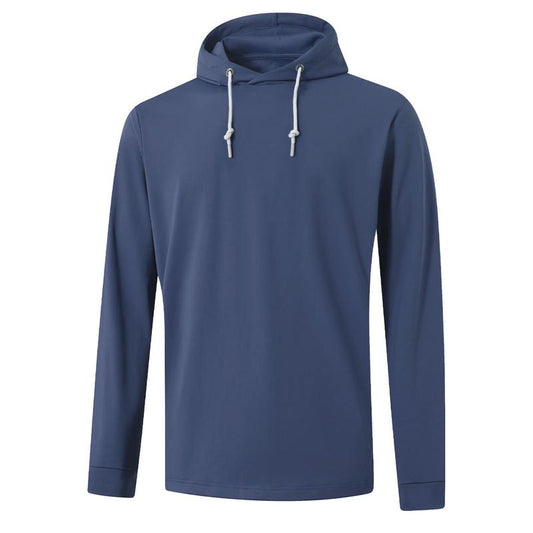 DTWOOO Men'S Solid Performance Hoodie Men Solid Performance Dry Fit Athletic Lightweight Casual Midlayer Mens Hoodies Pullover