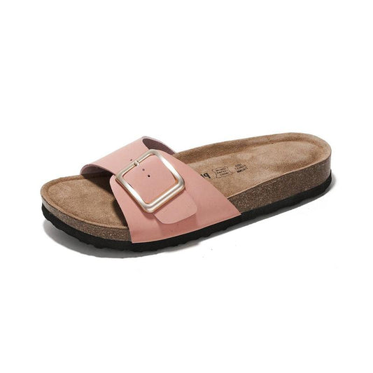 Project Cloud | "Ibiza" Genuine Leather Sandals for Women | Memory Foam | Lightweight | Non-Slip