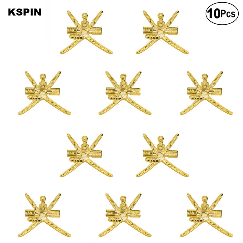 100pcs a lot Saudi Arabia Fundation Day Lapel Pin Flag badge Brooch Pins Badges