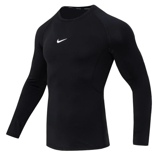 Nike Pro Quick-Drying Bodysuit Compression Clothing Men's Sports T-Shirt Fitness Basketball Pullover Fb7920-010
