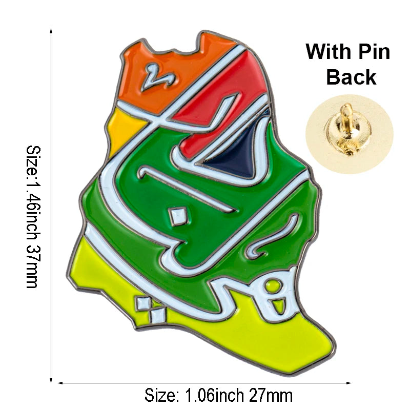 100pcs a lot Saudi Arabia Fundation Day Lapel Pin Flag badge Brooch Pins Badges