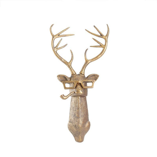Creative Resin Animal Head,Realistic Deer Head Wall Decoration,Kitchen,Bedroom Hanging, Animal Shape Animal Shape Gift Ornaments Hangable Living Room